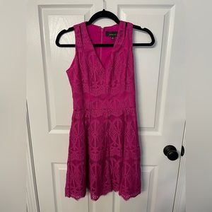 Fit and Flare V-neck dress